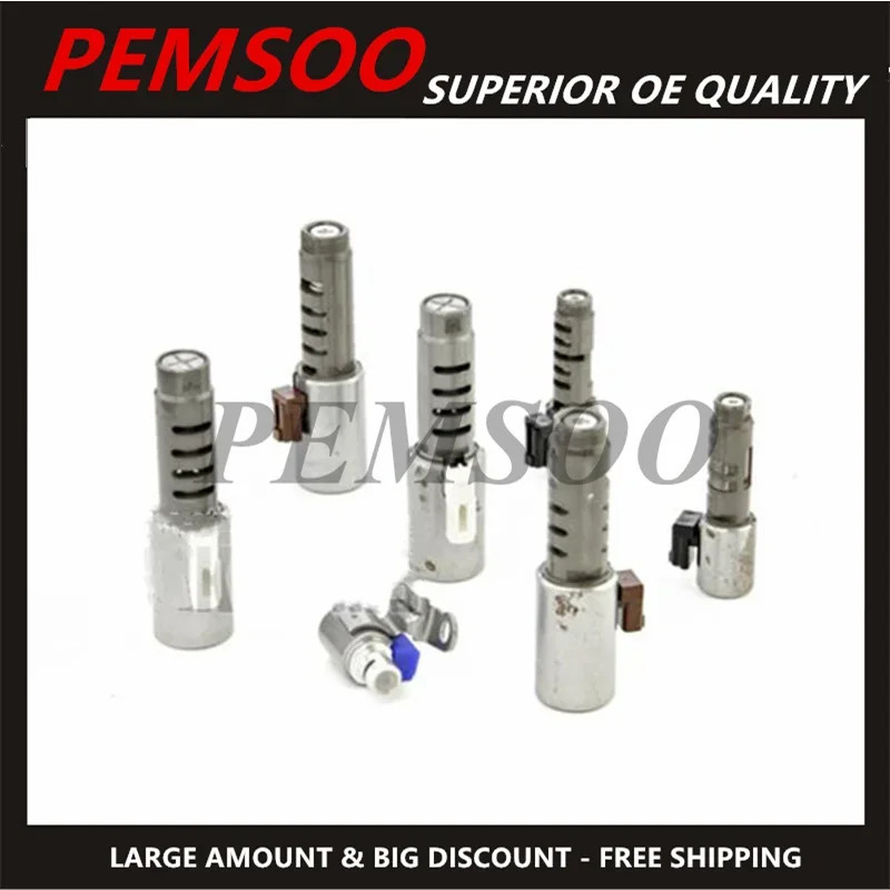 7PCS Transmission Control Solenoid Valve U760E U760 for TOYOTA LEXUS 35240-33040 35280-52040 35210-