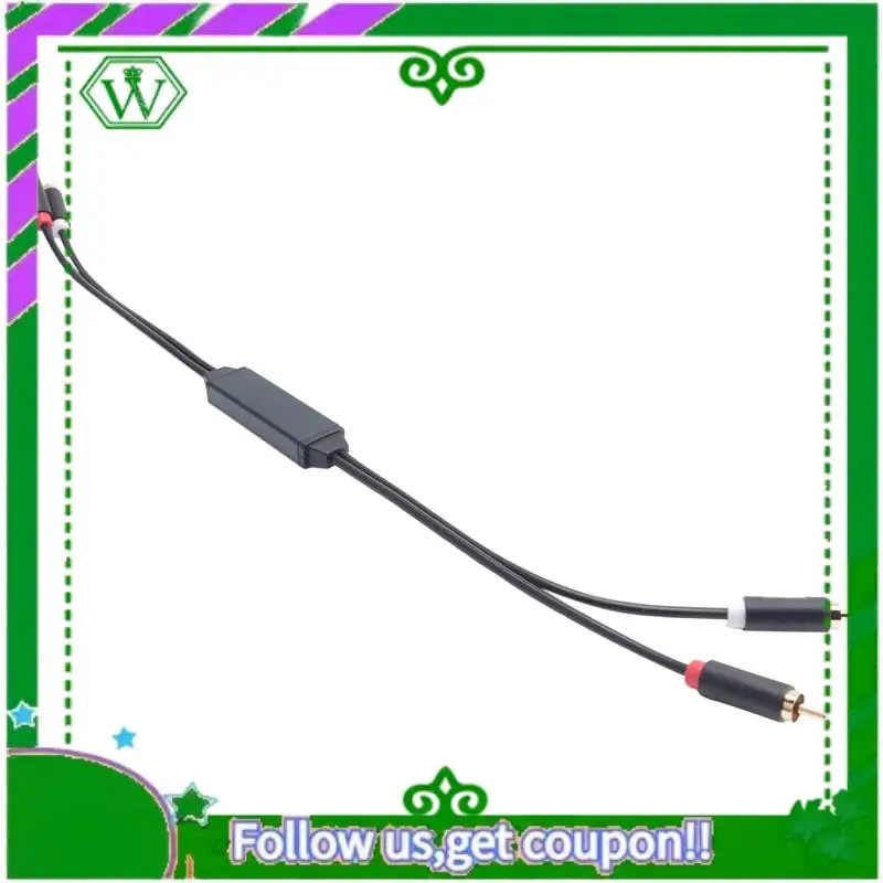 AC34-3.5Mm Audio Isolator Audio Common Ground Isolator Aux Noise Reduction Filter With 2/2 Audio Ca