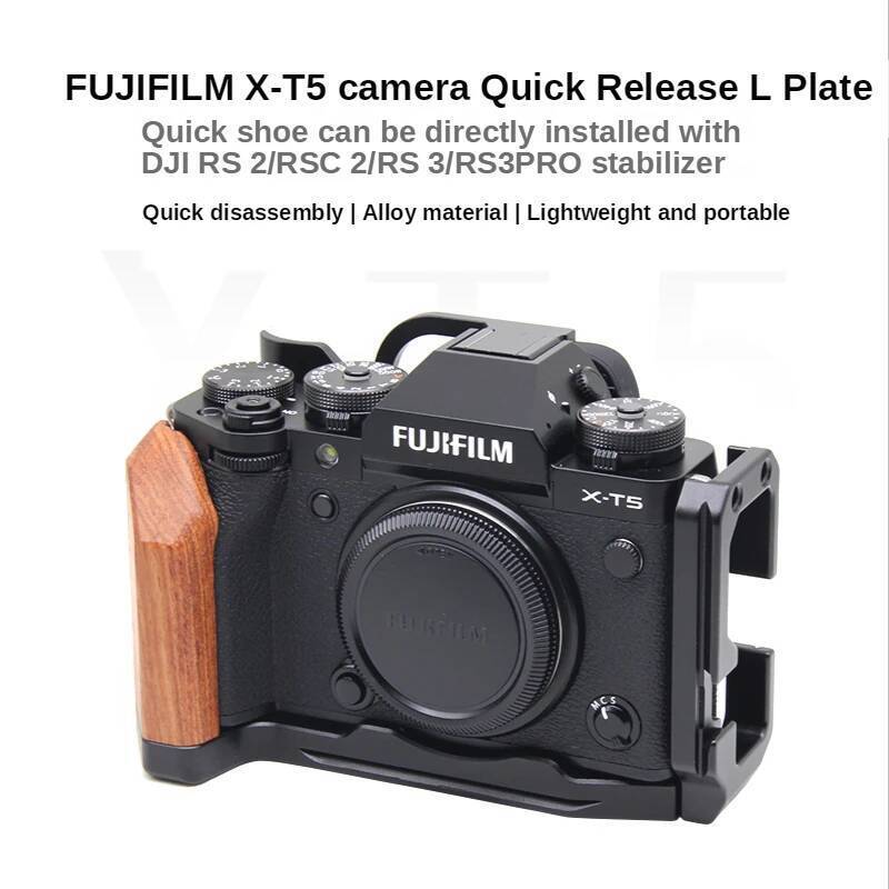 M-REMOTE fujifilm XT5 Quick Release L แผ่นผู้ถือ Hand Grip สําหรับ FUJI XT5 Grip กล้องสําหรับ Arca S