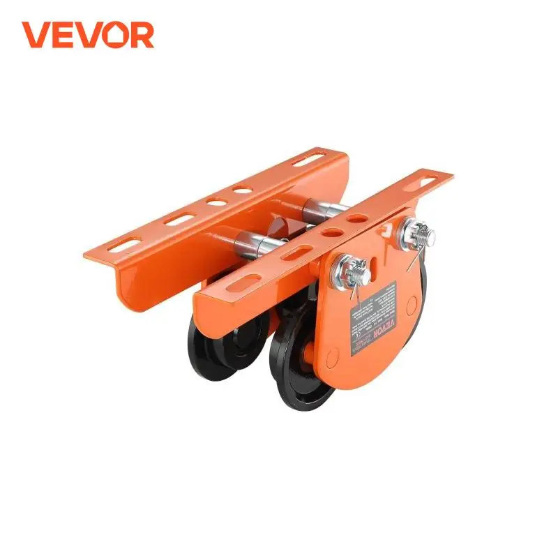 VEVOR Electric Hoist Manual Trolley 0.5/1 Ton Capacity for PA200 PA250 PA300 PA400 PA500 Push Beam