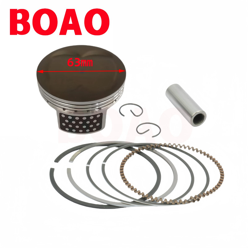Scooter N-MAX 63mm Big Bore Racing Piston Ring Kit for Yamaha NMAX N Max Nmax 155 Aerox TRICITY R15