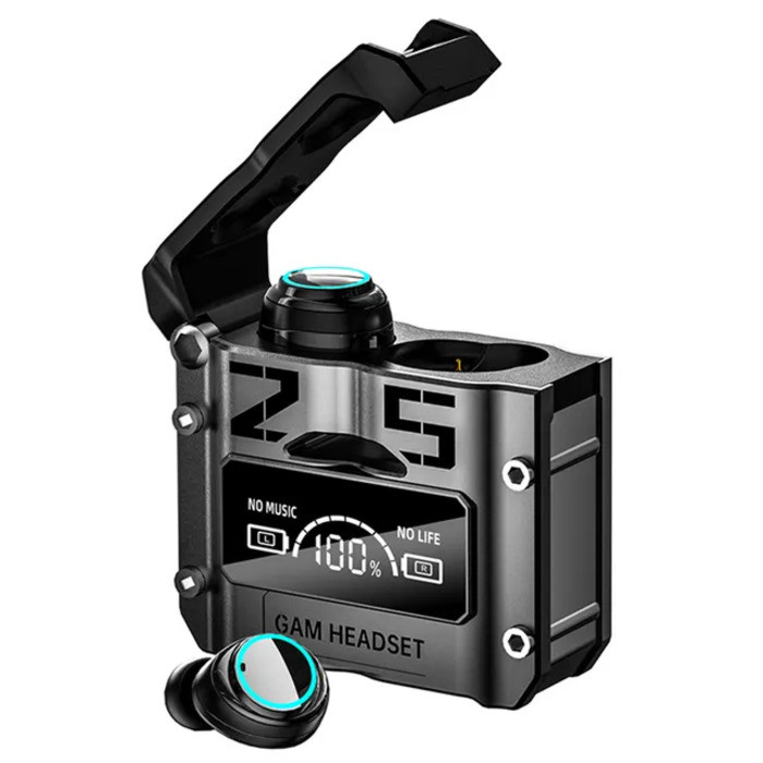 M25 TWS หูฟังไร้สายบลูทูธหูฟัง Touch Control ลดเสียงรบกวนหูฟังสเตอริโอชุดหูฟังสําหรับเล่นเกมพร้อมไมโ