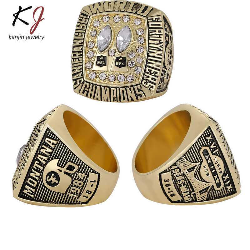 แหวนแชมป์ rugby ของทีม San Francisco 49ers ในปี 1984