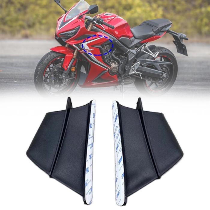 CBR650R Motorcycle Parts Winglet Aerodynamic Wing Kit Spoiler Fit for HONDA CBR650R CBR650F CBR500R