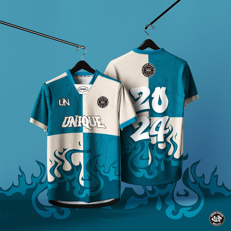 ที่กําหนดเองชื่อและหมายเลขฟรีการออกแบบพิมพ์เสื้อกีฬาแขนสั้น Baju Jersi Lengan Street เสื้อกีฬา e-spo