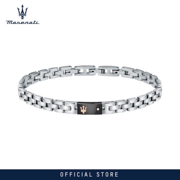 Maserati Jewels 22cm Men's Stainless Steel กำไลข้อมือs JM221ATY05