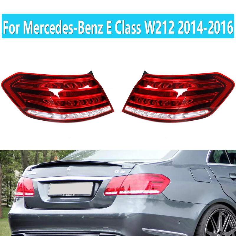 Red Rear Car Outer LED Tail Light Brake Light For Mercedes-Benz E Class W212 E200 E240 E260 E280 E3