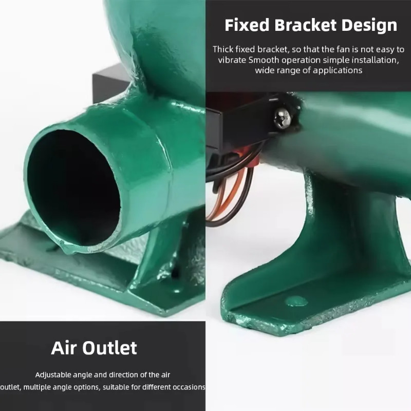 Electric Blower Fan BBQ Fan Suitable for Barbecue Mini Blacksmith Forges Blower  AC power blower fa