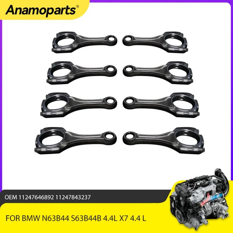 Engine Parts Connecting Rod Kit Fit 4.4 L N63 For BMW M5 M6 X5M X6 X7 G30 F90  N63B44 4.4L V8 10-24