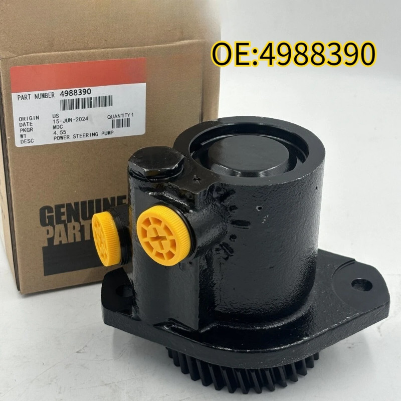 For 4988390 Power Steering Pump For Cummins 4BT 3.9L 6BT 5.9L 6CT/6CTA 8.3L Diesel