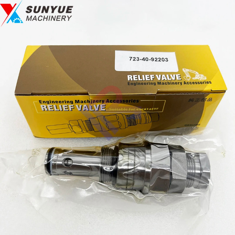 PC200-7 PC220-7 PC270-7 Relief Valve 723-40-92201 723-40-92202 723-40-92200 723-40-92203