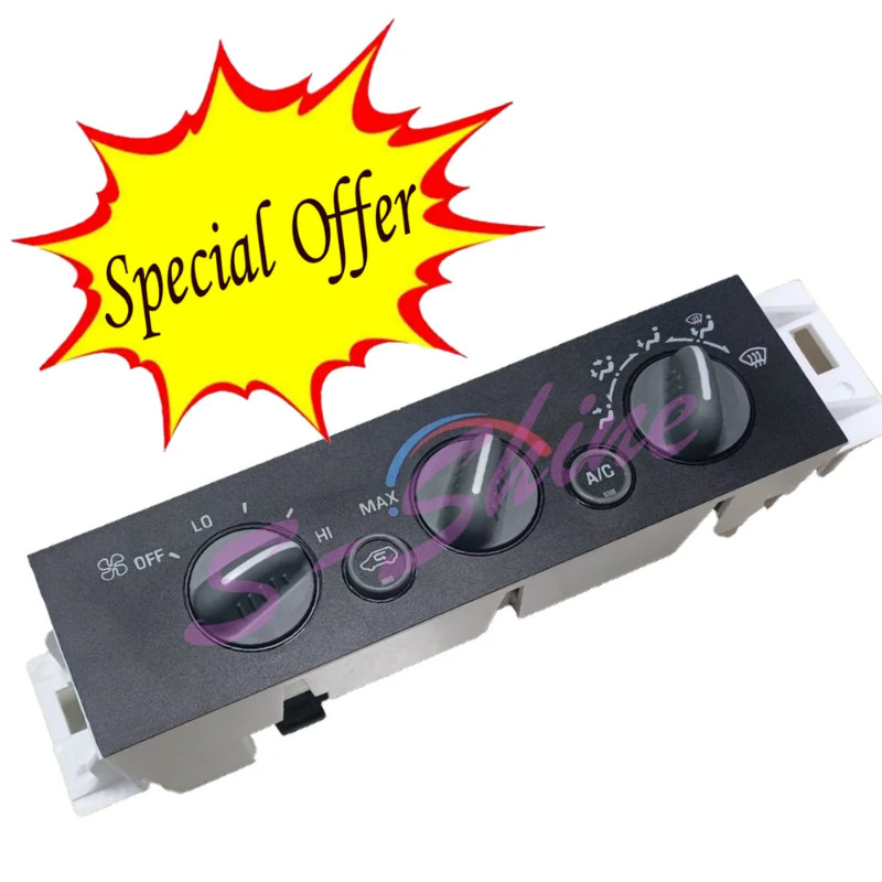 A/C Heater Climate Control Panel For Chevrolet K2500 GMC C1500 C2500 C3500 K1500 K2500 1996-2000 59