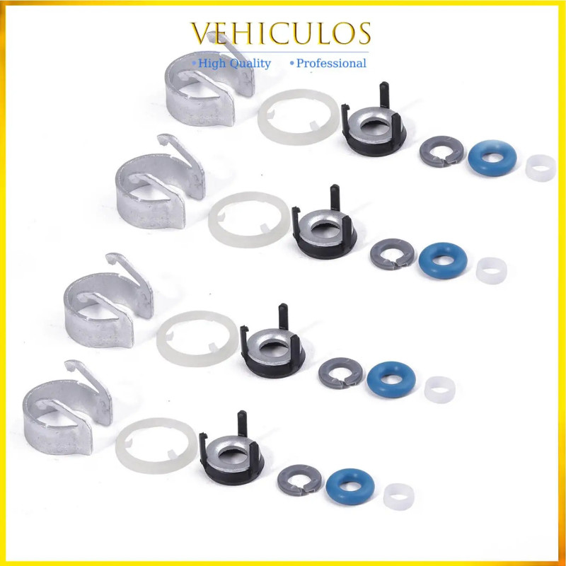 4pcs Fuel Injector O-ring Seals Repair Kits For AUDI A4 VW Jetta GLI GTI 1.8 2.0T 06H998907A 06J998