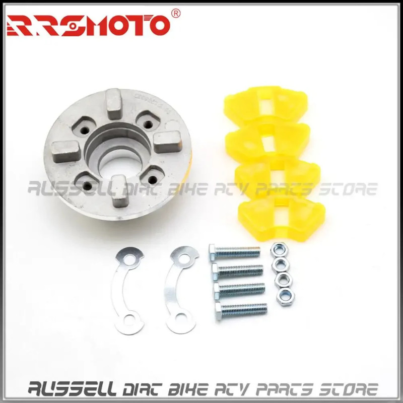 Rim Motorcycle Wheel Bushing Sprocket hub screw Rear Wheel Rubber Dampers For DY90 DY100 JH70 Motor