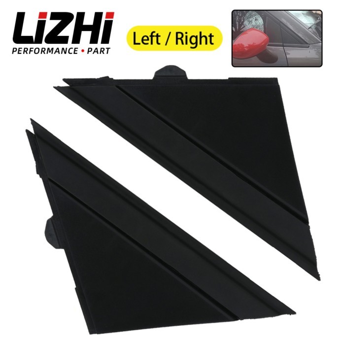 Car Door Mirror Flag Cover Molding Triangle Cover For FIAT 500 2012-2019 1SD00KX7AA 1SJ85KX7AA Matt