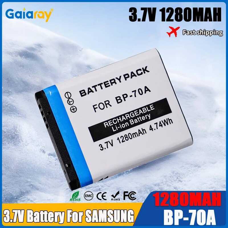 C 1280Mah Bp-70A BP 70A Bp70a Batt For SAMSUNG Aq100 Es65 Es67 Es70 Es71 Es73 Es74 Ea-Bp70a Ia-Bp70