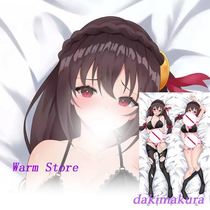 Dakimakura อะนิเมะ Yunyun 5 หมอนร่างกายขนาดชีวิตพิมพ์สองด้าน
