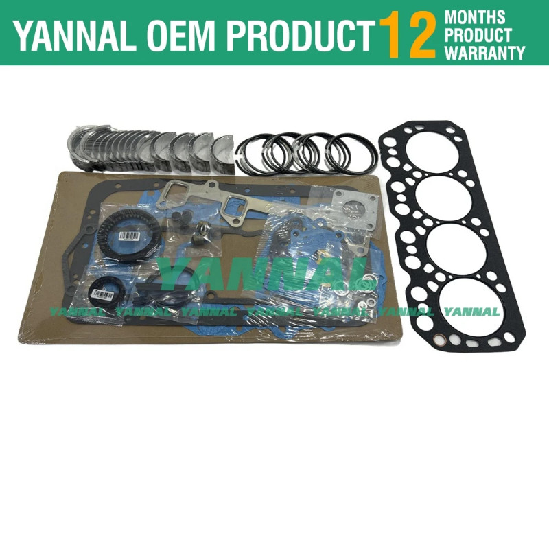 K4N K4N-EDI K4N-D K4N-D31YSA Overhaul Re-Ring Kit For Mitsubishi Engine Piston Ring&Main/Con Rod Be