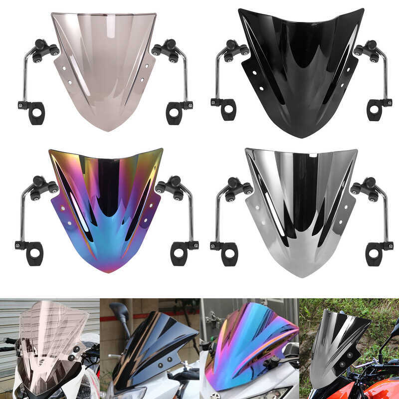 เหมาะสําหรับ 2013-2017 Kawasaki 3 R EX3 EX3R กระจก Deflector สีดํากระจกบังลม