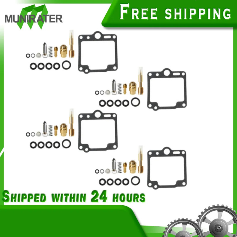 4-Pack Carburetor Carb Repair Kits Replacement for Yamaha XJ700