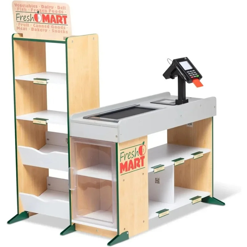 Tools.Grocery Store - Supermarket Pretend Play, Kids Play Store, Toy Food Shelf for Toddlers and Ki