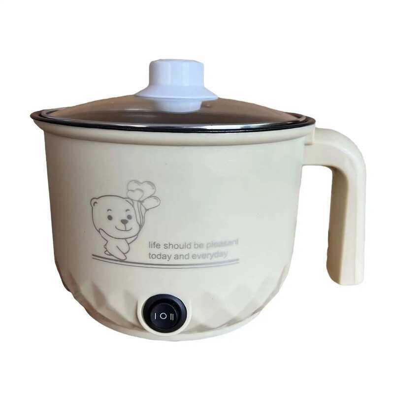 C Electric Cooking Pot Portable Travel Cooker Nonstick Electric Skillet Small Rice Cooker For Noodl