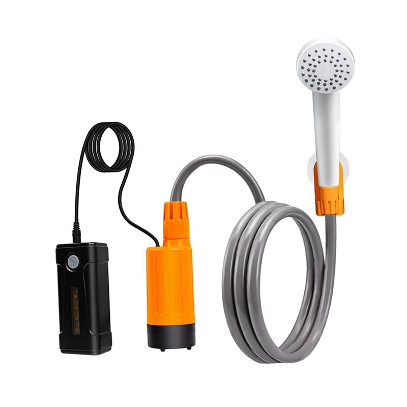 N68R--Portable Outdoor Shower Bathing Pump Rechargeable Handheld Electric Shower Camp Shower For Ca