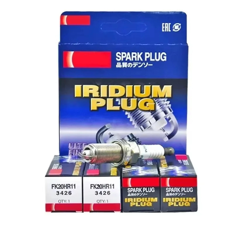 4-6pcs FK20HR11 3426 Iridium Spark Plugs for Honda Civic INSIGHT JAZZ III 1.3 Hybrid fit for Volvo