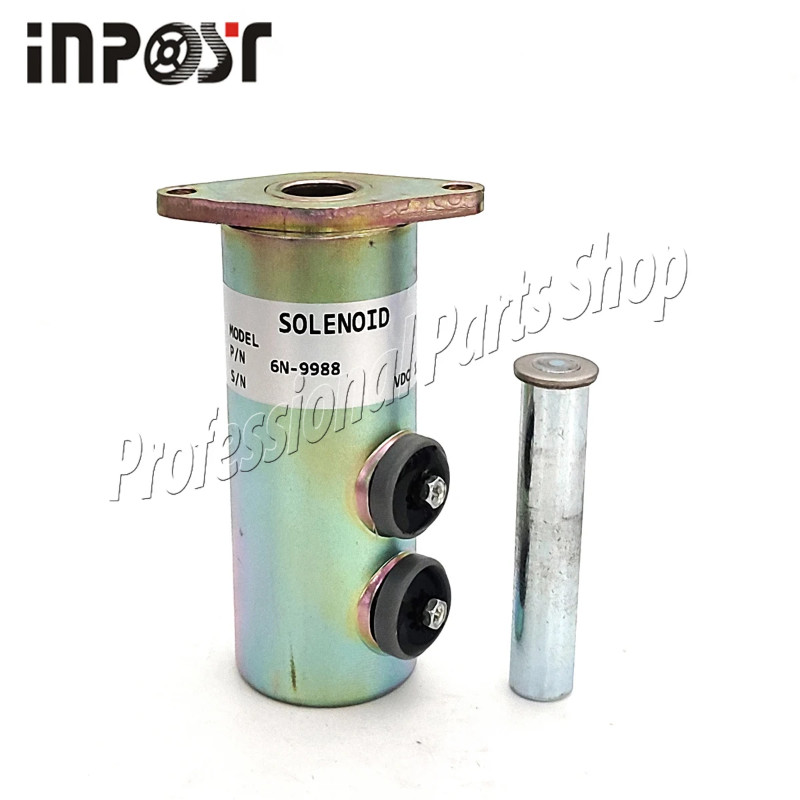 6N9988 Fuel Shutoff Solenoid Valve 12V 6N-9988 For CAT 3208 Series Caterpillar Engines Stop Solenoi