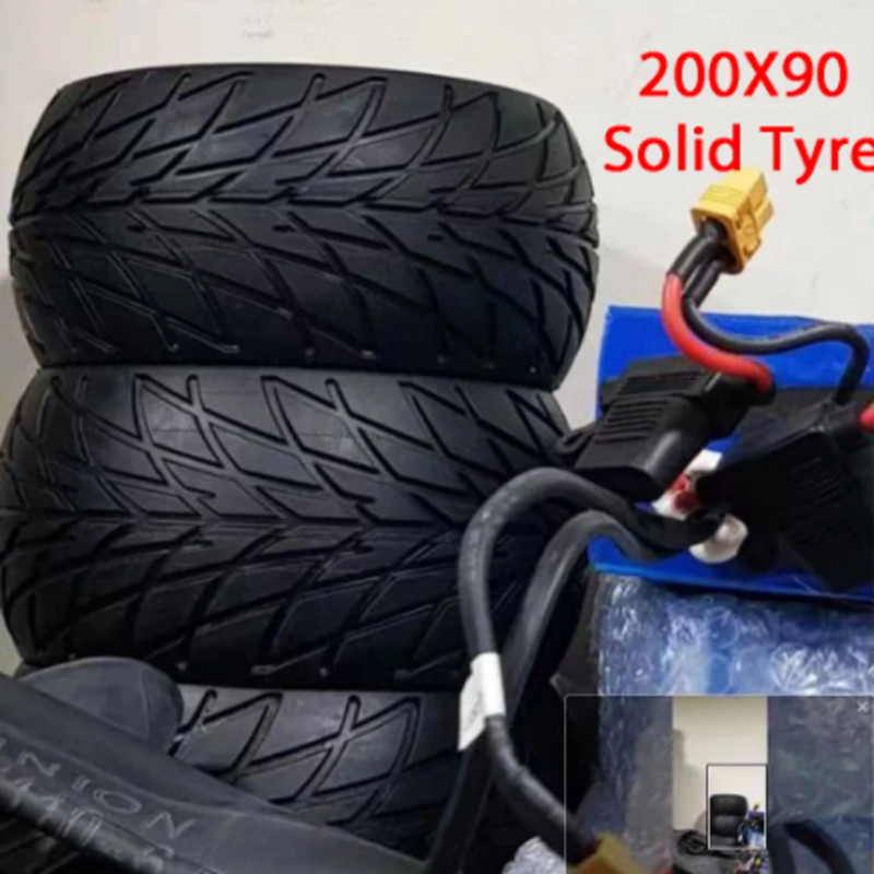 E-Scooter Pocket Bike Accessories 8 Inch Tire 200*90  Solid Tyre  200*90 for Folding Electric Scoot