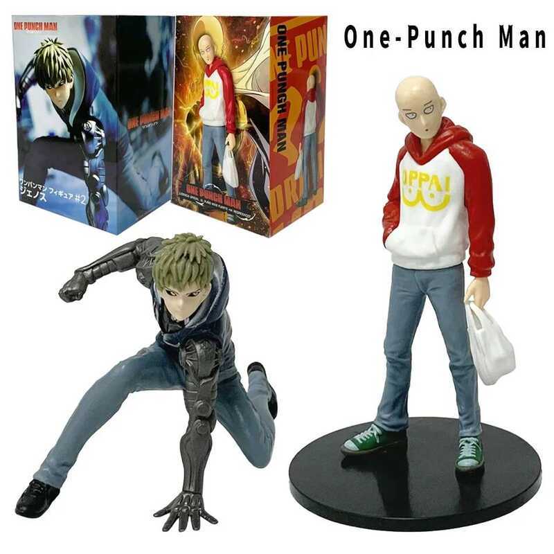 C New Anime ONE Punch-Man Figure Saitama Genos Tatsumaki Figure Toy Pvc Model Anime Peripherals Col
