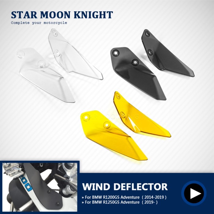 For BMW R1200GS Adventure R1250GS ADV R1200GSA R1250GSA R1250 GSA Side Windshield Windscreen Handsh