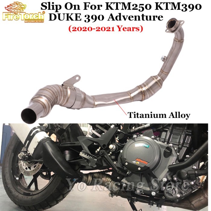 Slip On For KTM250 KTM390 DUKE 250 390 Adventure 2020 2021 Motorcycle Exhaust Escape Moto Modify Ti