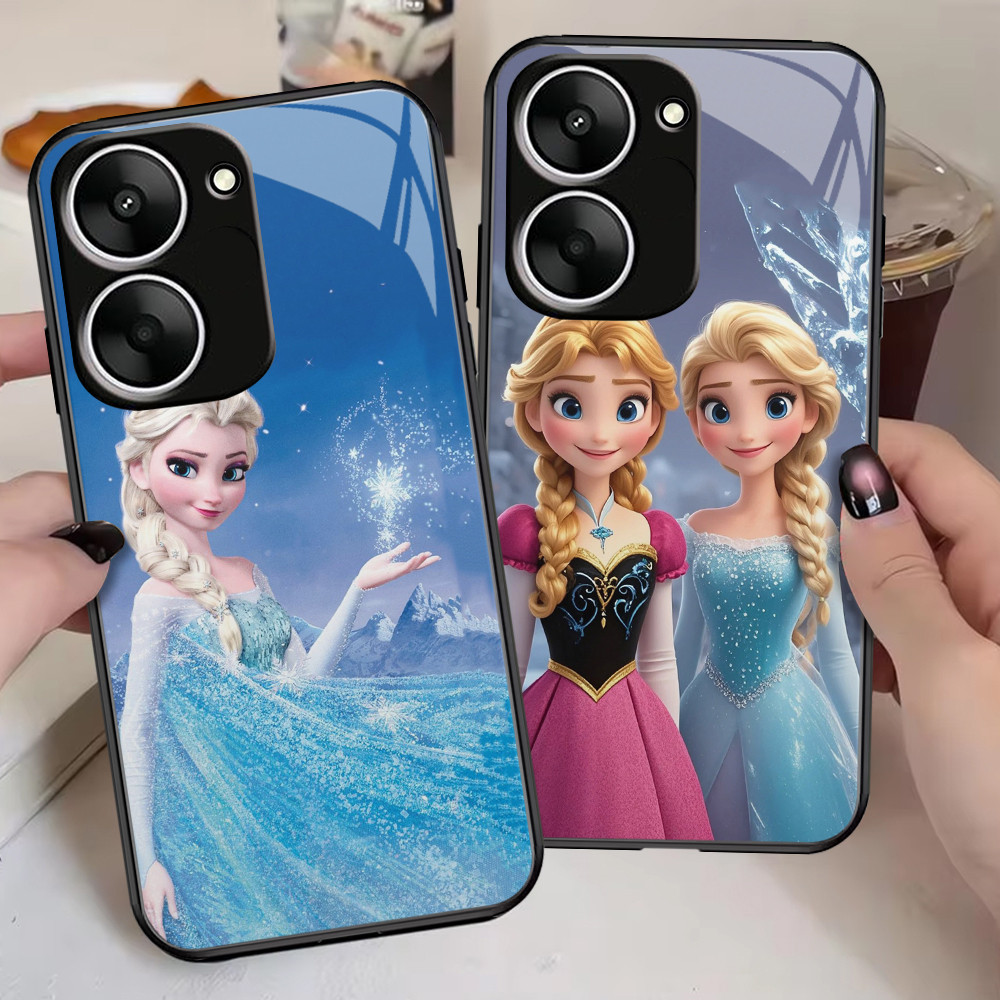 G-74 Frozen HD Glass Casing สําหรับ VIVO Y16 Y03t Y27S Y01 Y01A Y18 Y56 Y03 Y36 IQOO Z9X 5G กรณี