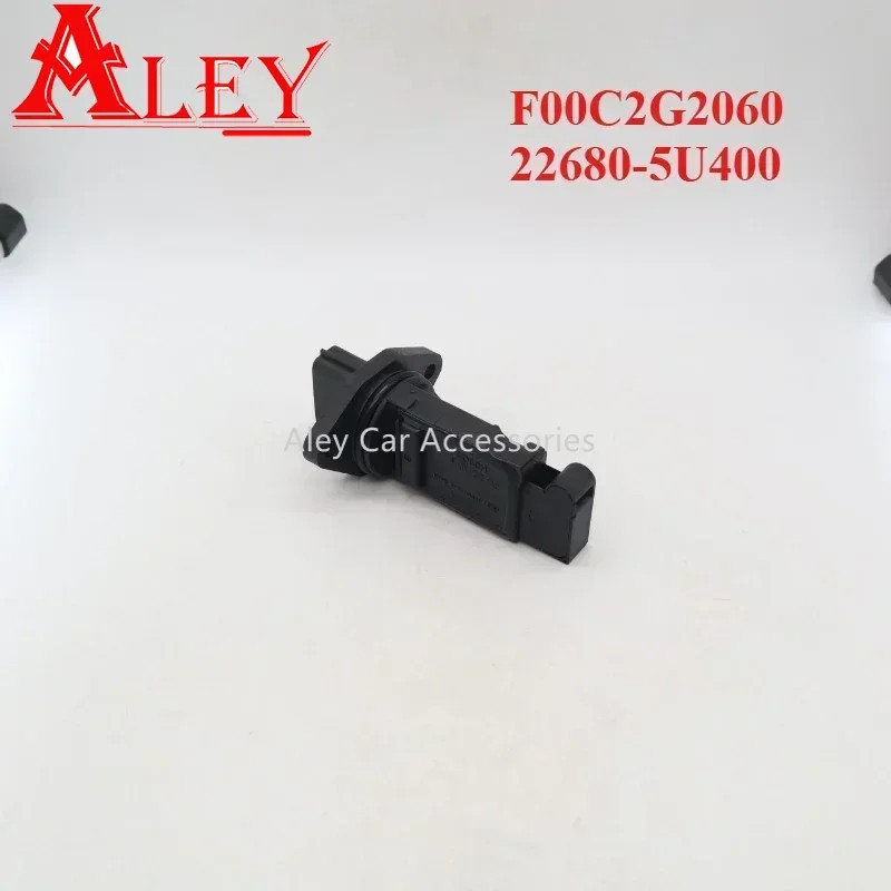 Brand New F00C2G2060 22680-5U400 MAF Mass Air Flow Sensor For NISSAN Almera Primera with LOGO 22680