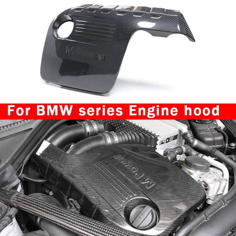 For BMW series M2 F87 M2C M3 F80 M4 F82 F83 Carbon fiber engine hood Replacement installation engin