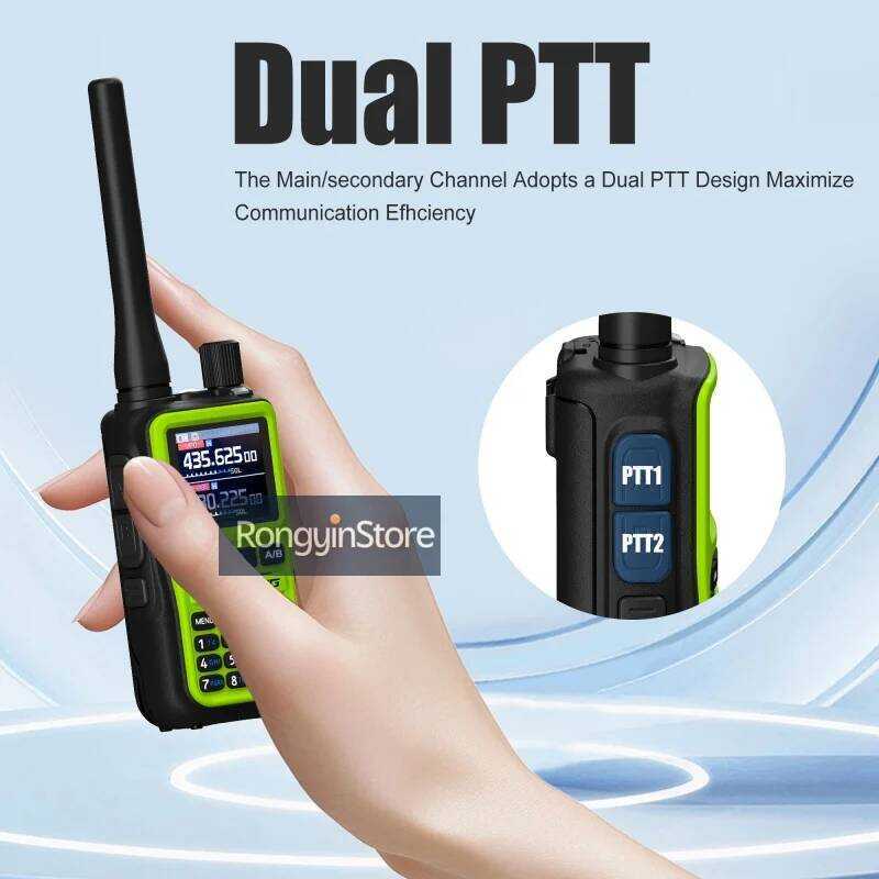 ▥ UV 5R มินิ เครื่องส่งรับวิทยุบลูทูธ 5W Dual-Band Vhf/Uhf Usb-C