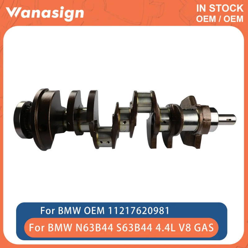 Engine Crankshaft Fit 4.4 LFor BMW X5 X6 M5 M6 F01 F06 F10 F12 F13 F90 550i 650i 750i N63 N63B44B 4