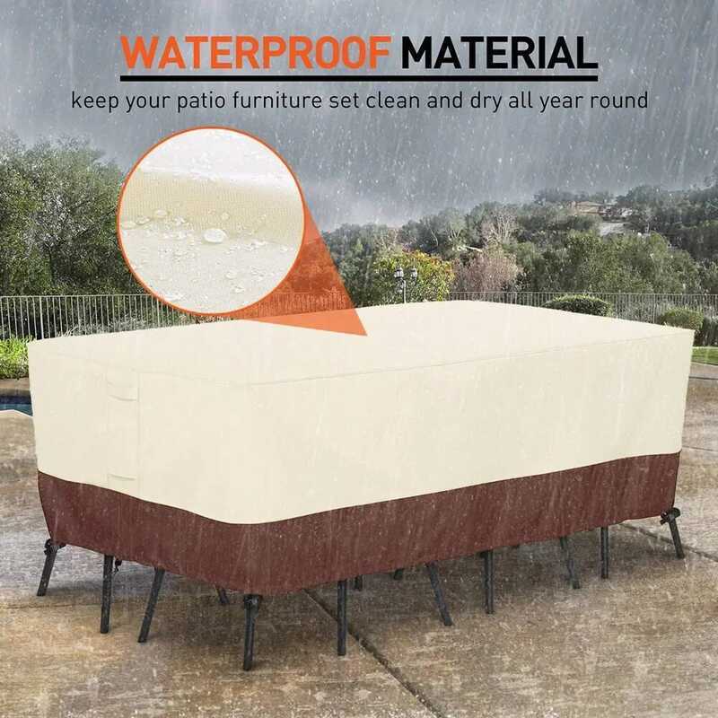 C HEAVY DUTY Outdoor Garden Furniture Cover For Sofa Table C Patio Waterproof Wind-Proonti- Against