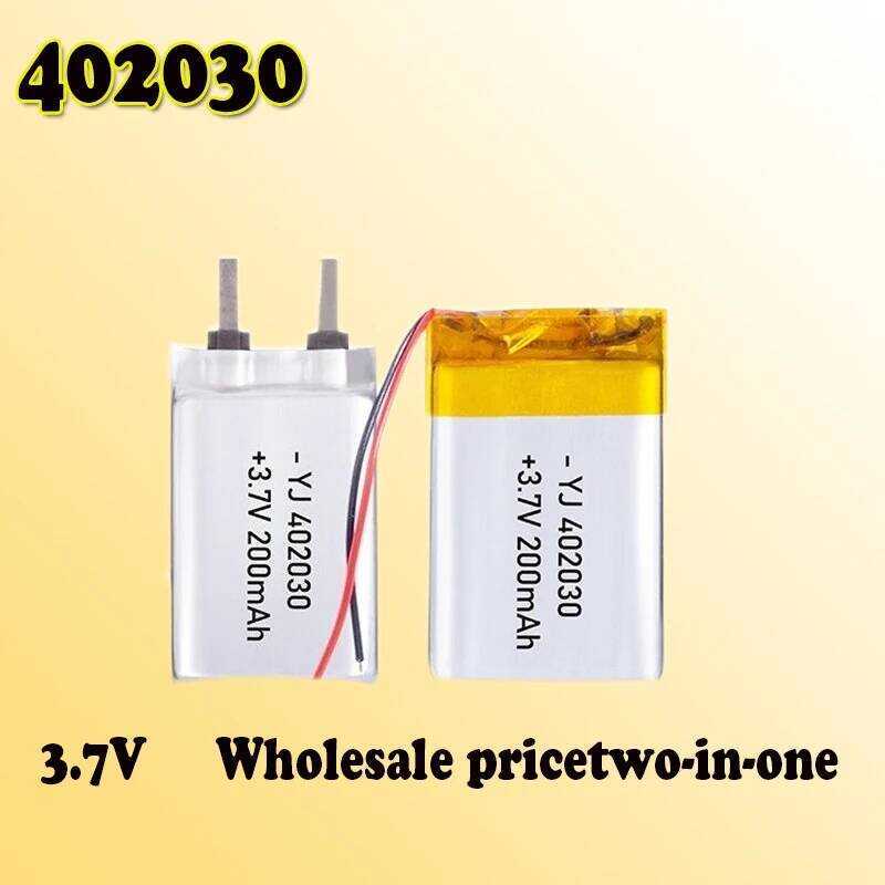 C Lithium Polymer Battery402030 200Mah 3.7V For Smart Bracelet Voice Recorder GPS Tablet PC Pet Tra