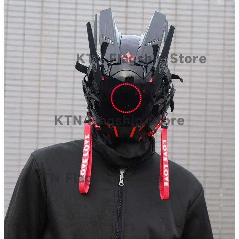 2024 Male and female cyberpunk masks Cosplay Warrior Masks Party Music Festival accessories Christm