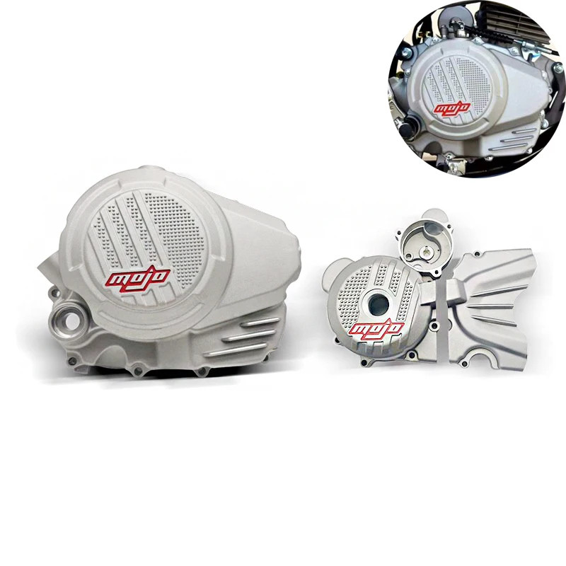 Motorcycle Engine Side Cover Oil Pan Protection Accessories For Zongsheng 172FMM CB50-F BSE Z1 Z3 Z