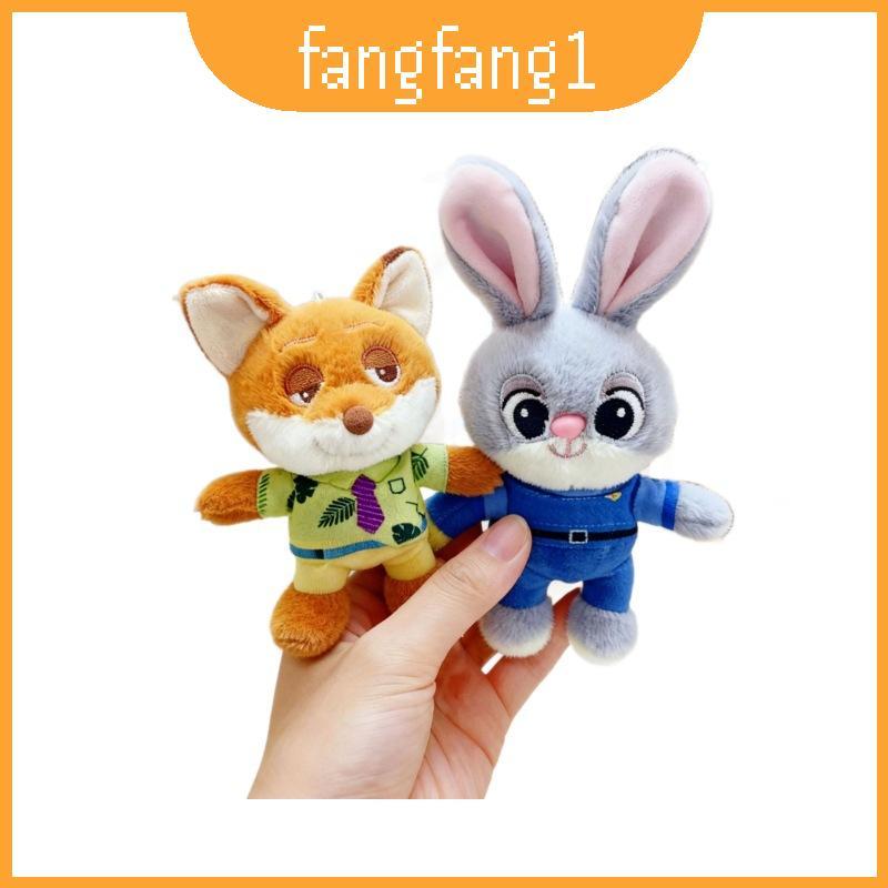 Zootopia Judy น่ารัก Nick Sloth และ Benjamin พวงกุญแจตุ๊กตาสําหรับนักสะสมเด็กและ