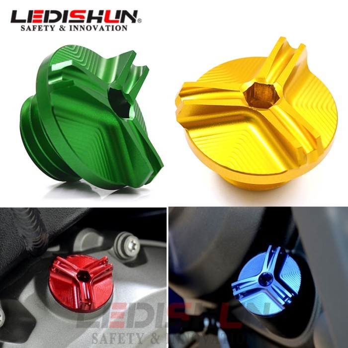 For KAWASAKI ZH2 Z H2 Zh2 2019-2020-2021 Motorcycle Accessories Engine Oil Drain Plug Cover  Oil Fi
