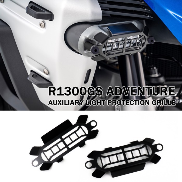 For BMW R1300GS Adventure R1300GS ADV Auxiliary Light Protection Grille R 1300 GS Adventure Turn Si