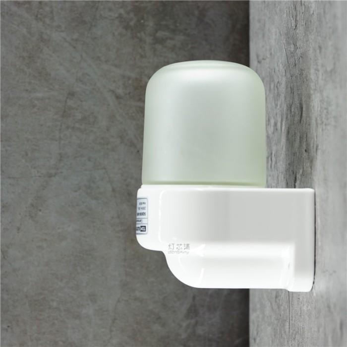 Toilet shape ceramic lamp holder E27 screw light luxury retro bathroom lamp sauna lamp decorative s