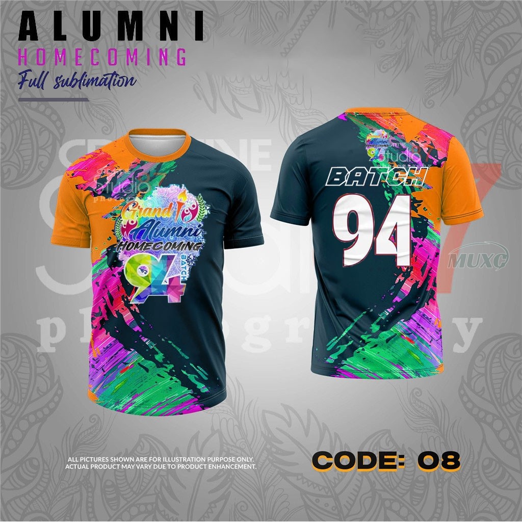 เสื้อยืด Alumni Homecoming CustomBatch 94 Alumni Homecoming, ฟรีเสื้อ Reunion ชื่อที่กําหนดเอง, เสื้