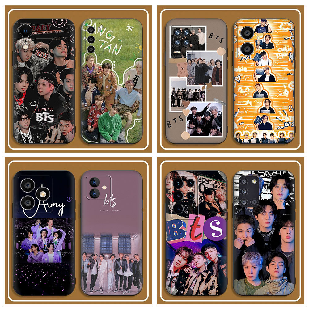แฟชั่นเคสโทรศัพท์สําหรับRealme C61 C51S C63 C65 C67 กันชนกันกระแทก 57W7 BTSปกอ่อน