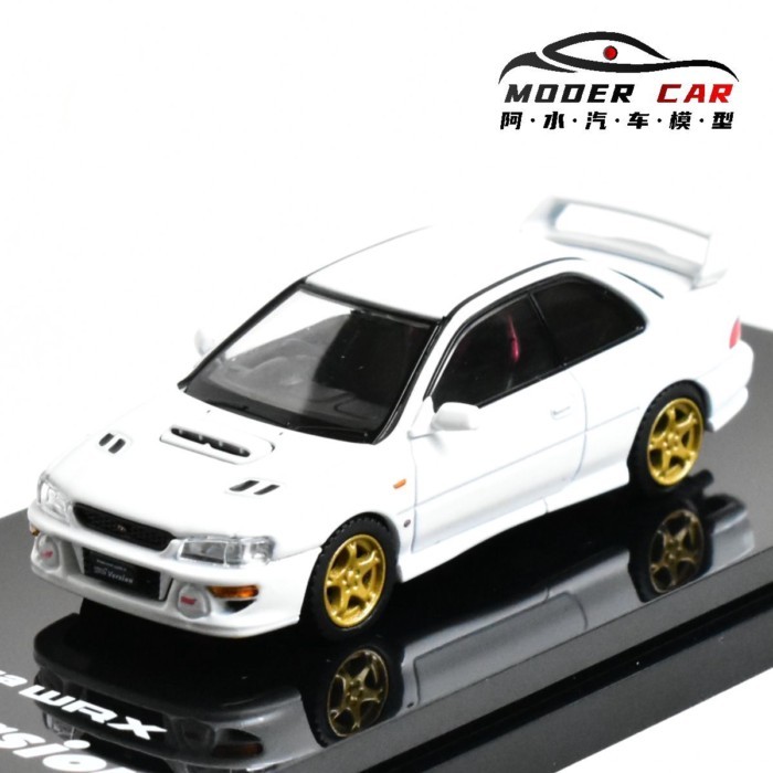 HOBBY JAPAN 1: 64 Subaru Impreza GC8 WRX type R STI โมเดลรถอัลลอย