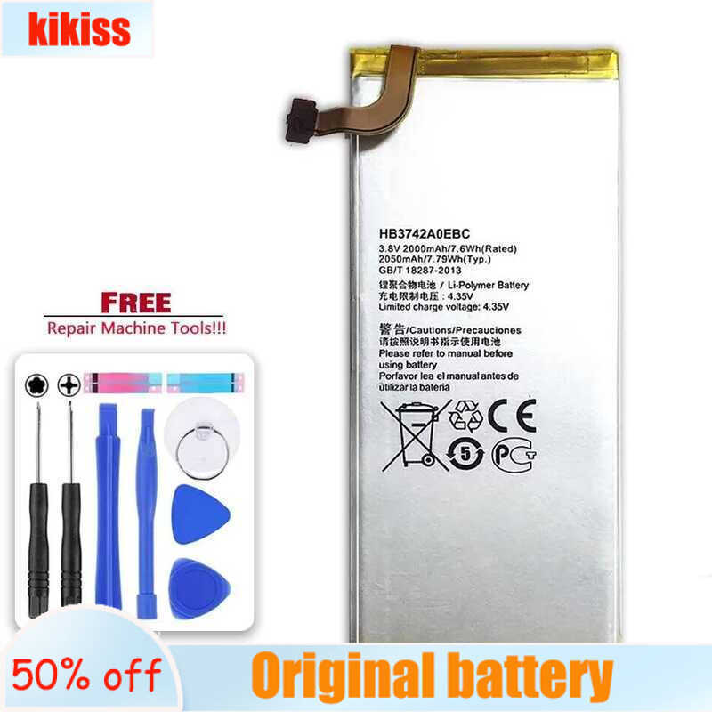 Battery HB3742A0EBC 2050mAh For Huawei Ascend P6 P6-U06 p6-c00 p6-T00 G6 G620 G621 G620s G630